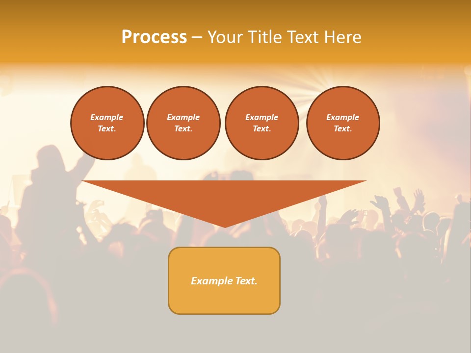 Fan Discotheque People PowerPoint Template