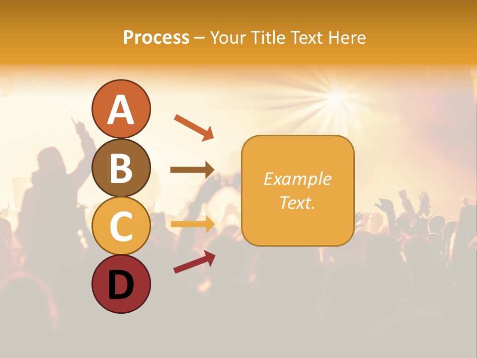 Fan Discotheque People PowerPoint Template