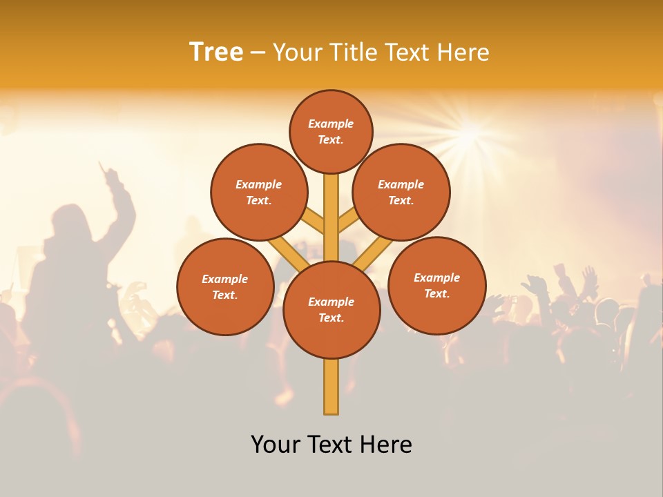 Fan Discotheque People PowerPoint Template