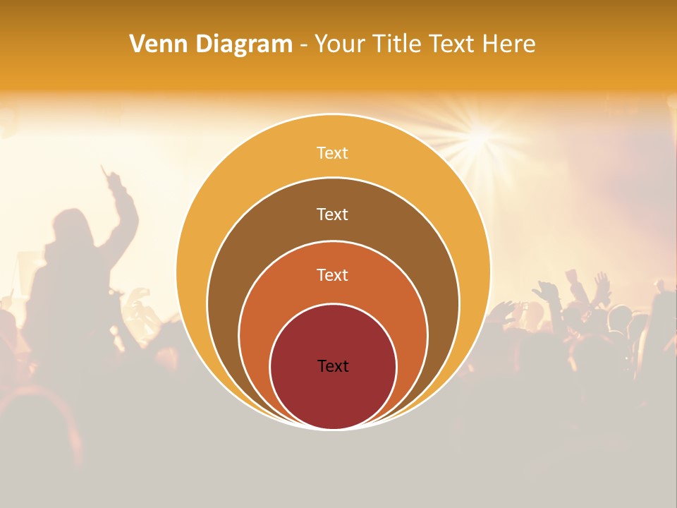 Fan Discotheque People PowerPoint Template