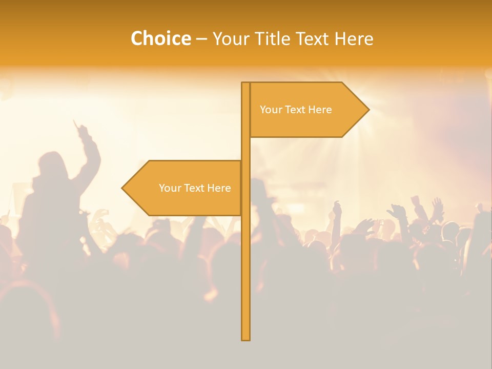 Fan Discotheque People PowerPoint Template