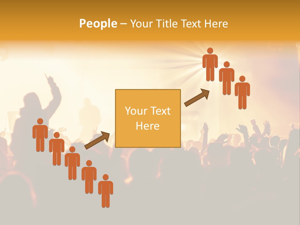 Fan Discotheque People PowerPoint Template