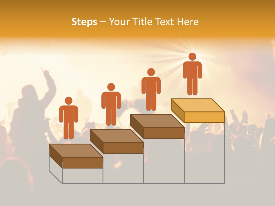 Fan Discotheque People PowerPoint Template