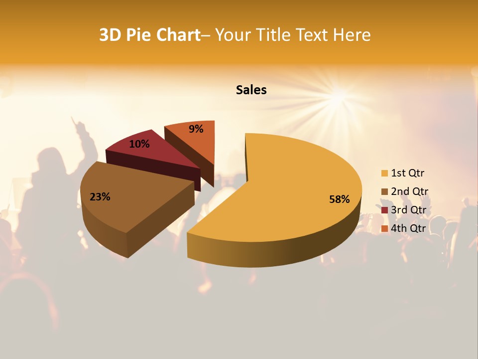 Fan Discotheque People PowerPoint Template