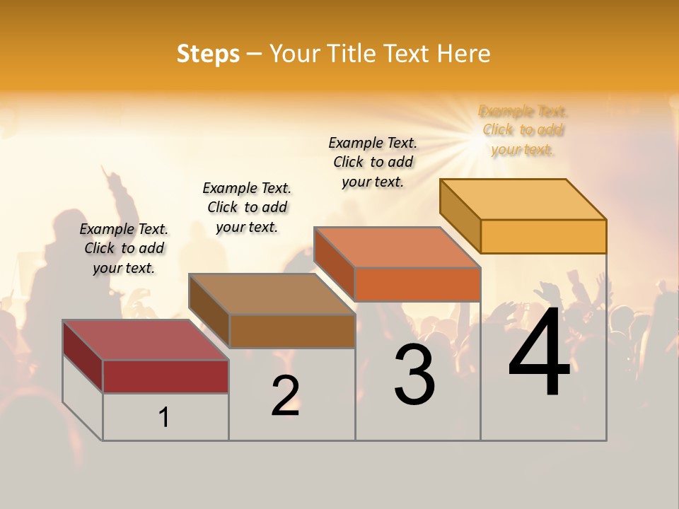 Fan Discotheque People PowerPoint Template