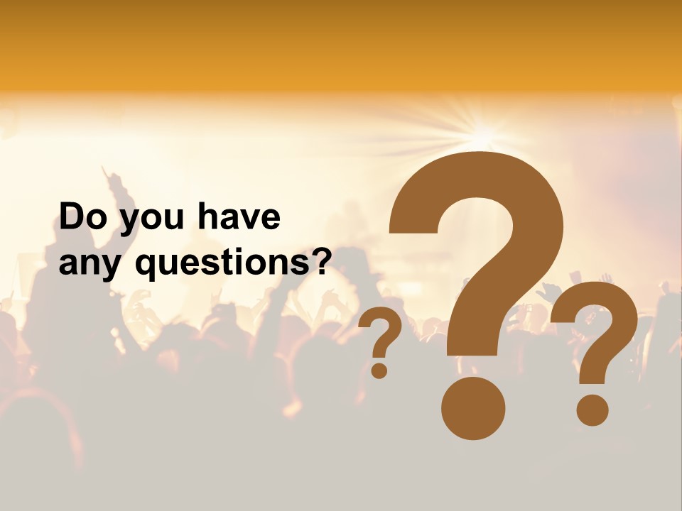 Fan Discotheque People PowerPoint Template