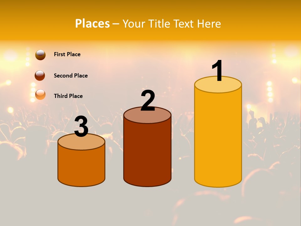 Leuchtend Performance Nacht PowerPoint Template