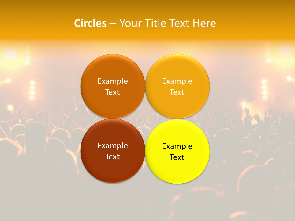 Leuchtend Performance Nacht PowerPoint Template