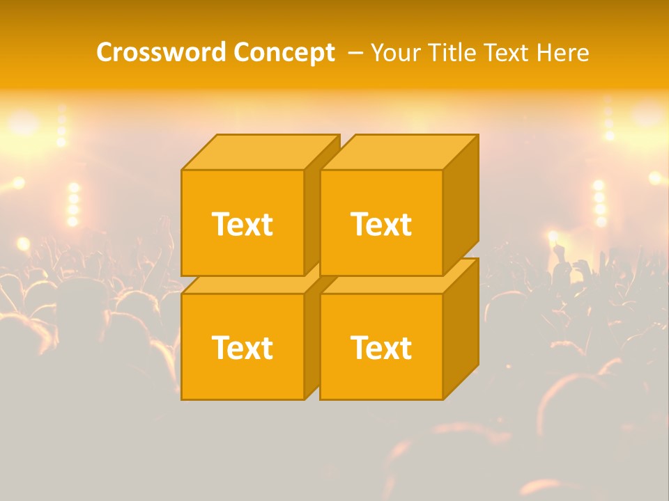 Leuchtend Performance Nacht PowerPoint Template