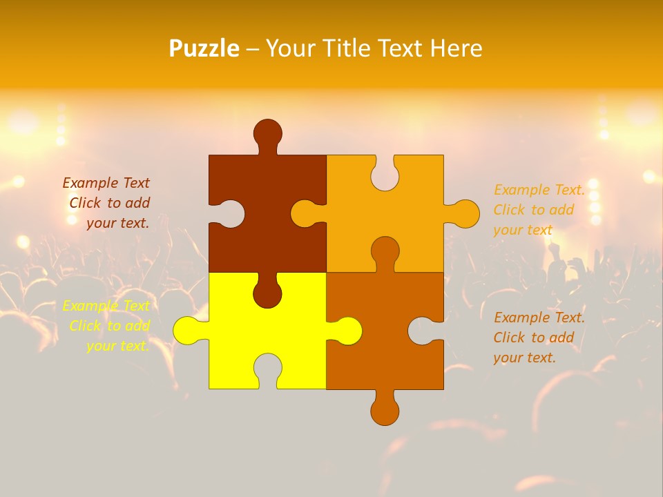 Leuchtend Performance Nacht PowerPoint Template