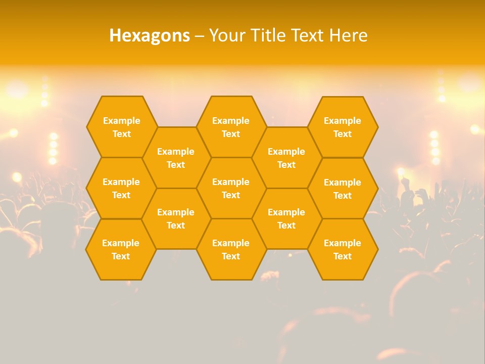 Leuchtend Performance Nacht PowerPoint Template