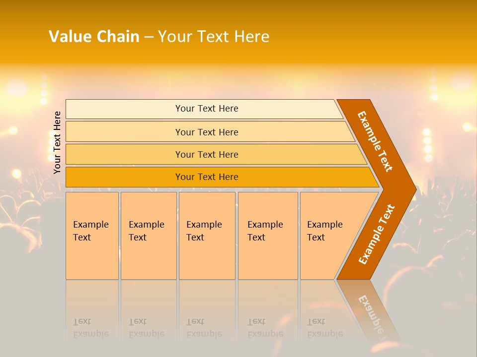 Leuchtend Performance Nacht PowerPoint Template