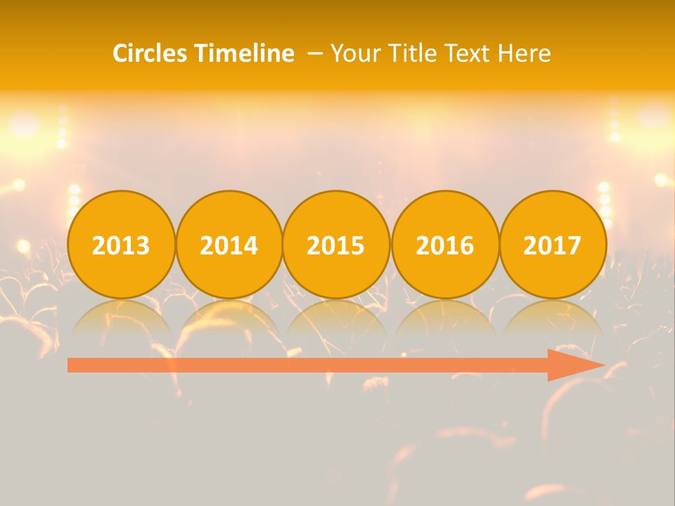 Leuchtend Performance Nacht PowerPoint Template