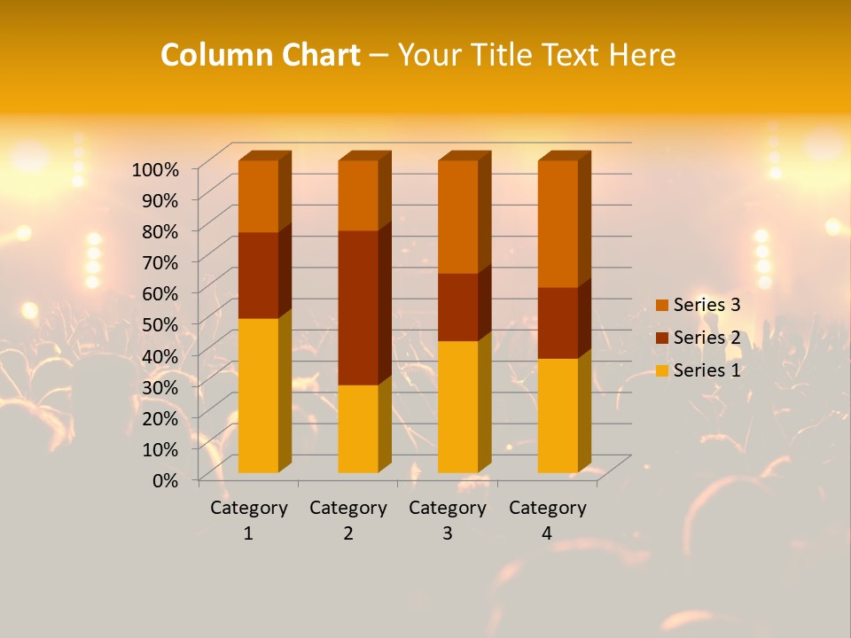 Leuchtend Performance Nacht PowerPoint Template