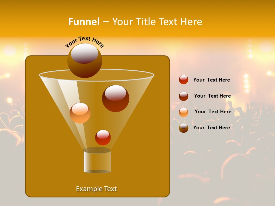 Leuchtend Performance Nacht PowerPoint Template