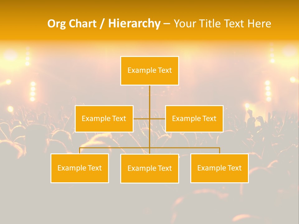 Leuchtend Performance Nacht PowerPoint Template