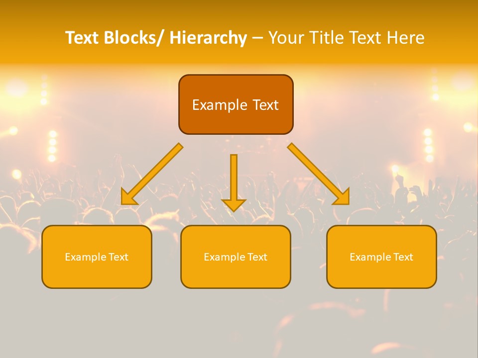 Leuchtend Performance Nacht PowerPoint Template