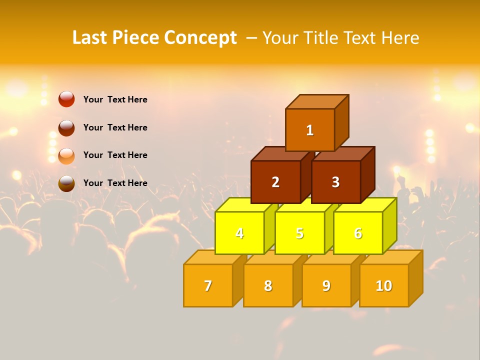 Leuchtend Performance Nacht PowerPoint Template
