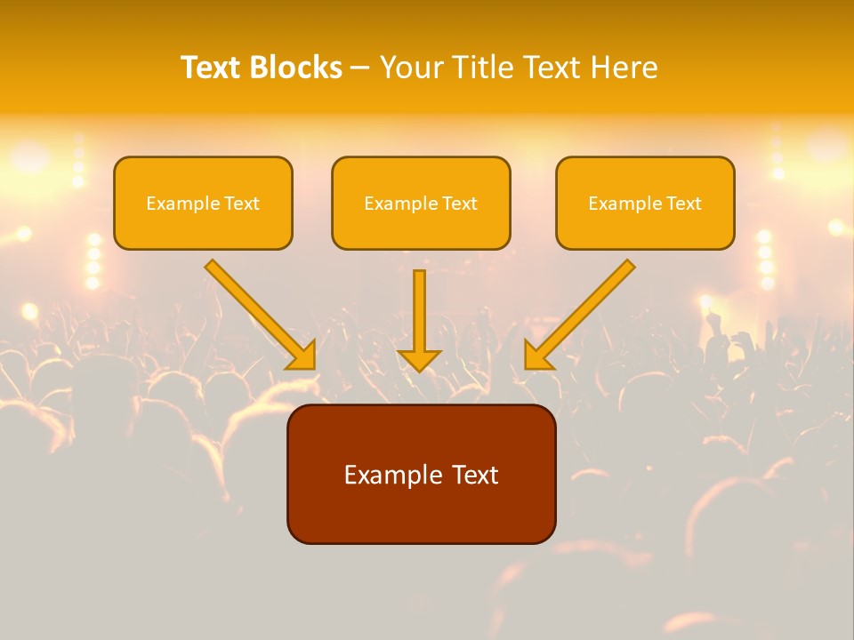 Leuchtend Performance Nacht PowerPoint Template