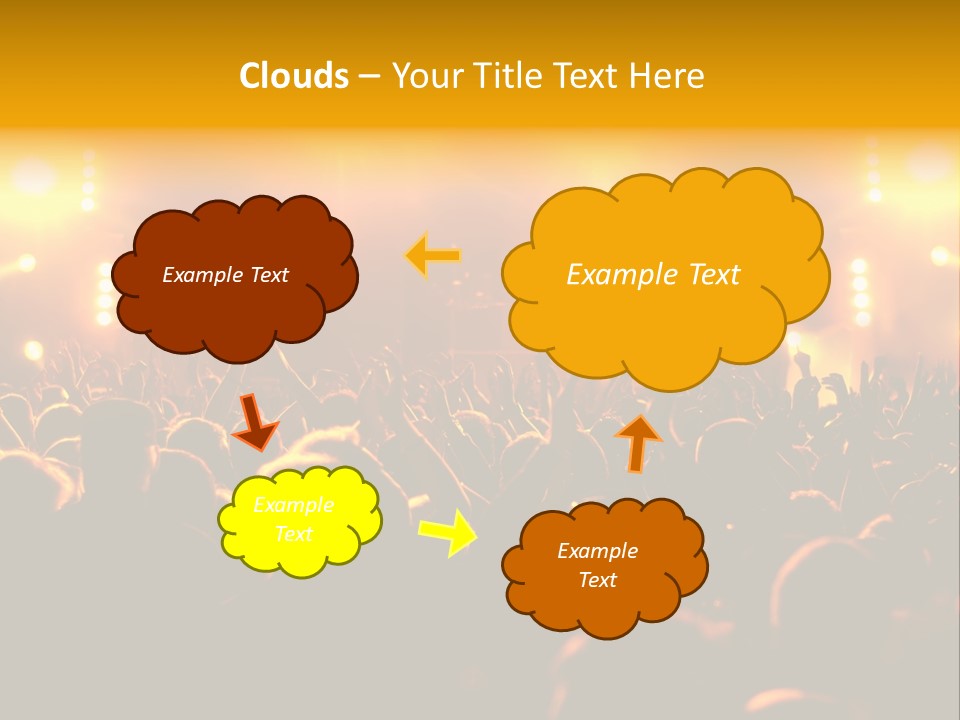 Leuchtend Performance Nacht PowerPoint Template