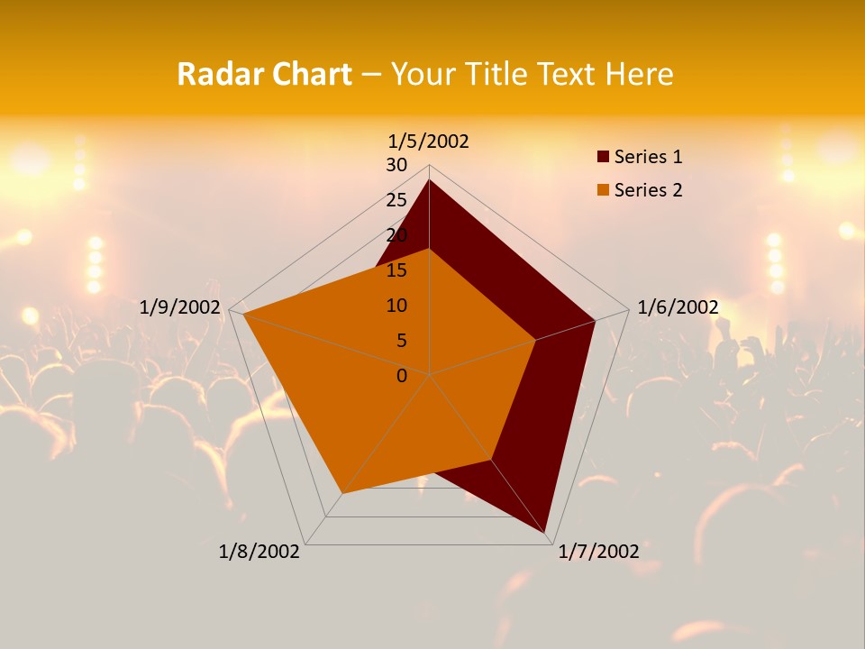 Leuchtend Performance Nacht PowerPoint Template