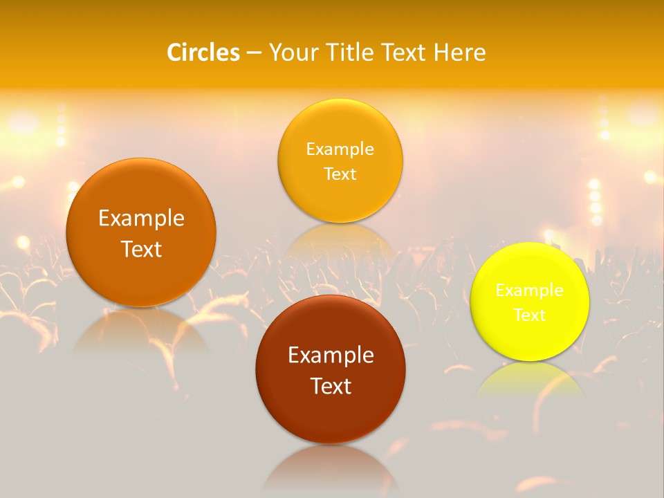 Leuchtend Performance Nacht PowerPoint Template