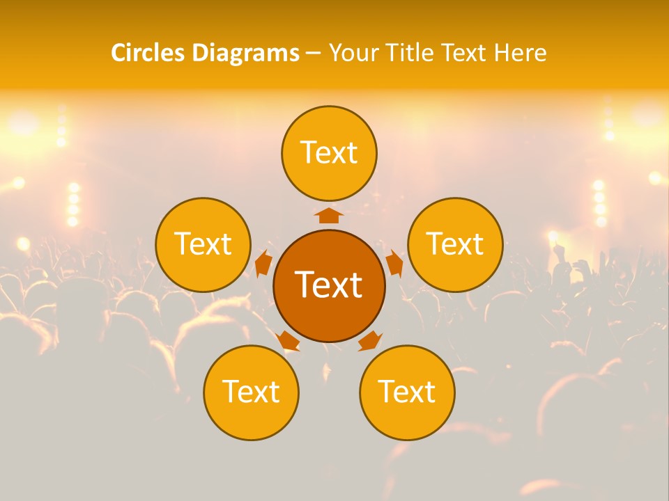 Leuchtend Performance Nacht PowerPoint Template