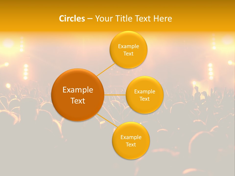 Leuchtend Performance Nacht PowerPoint Template
