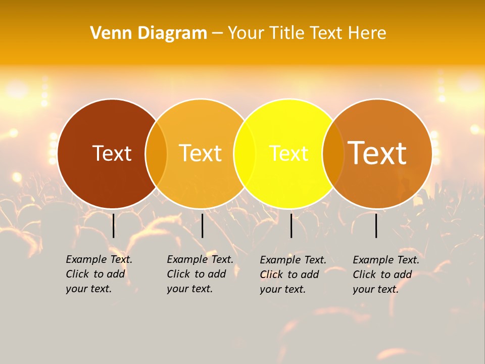 Leuchtend Performance Nacht PowerPoint Template
