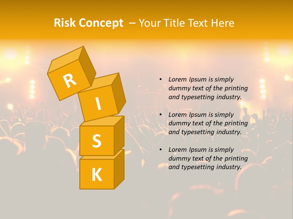 Leuchtend Performance Nacht PowerPoint Template