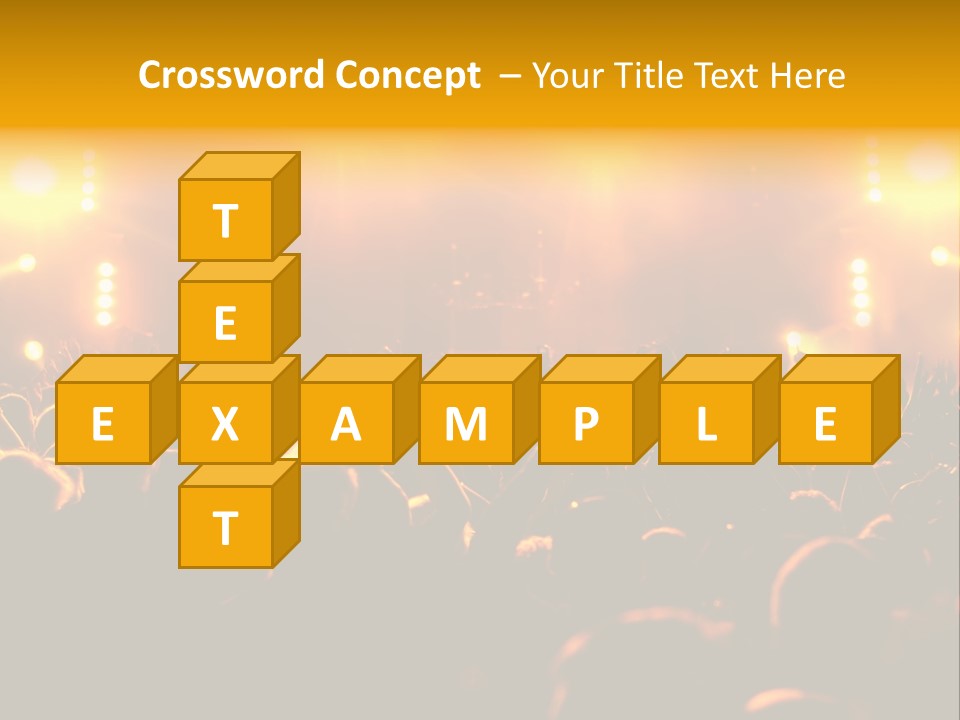 Leuchtend Performance Nacht PowerPoint Template