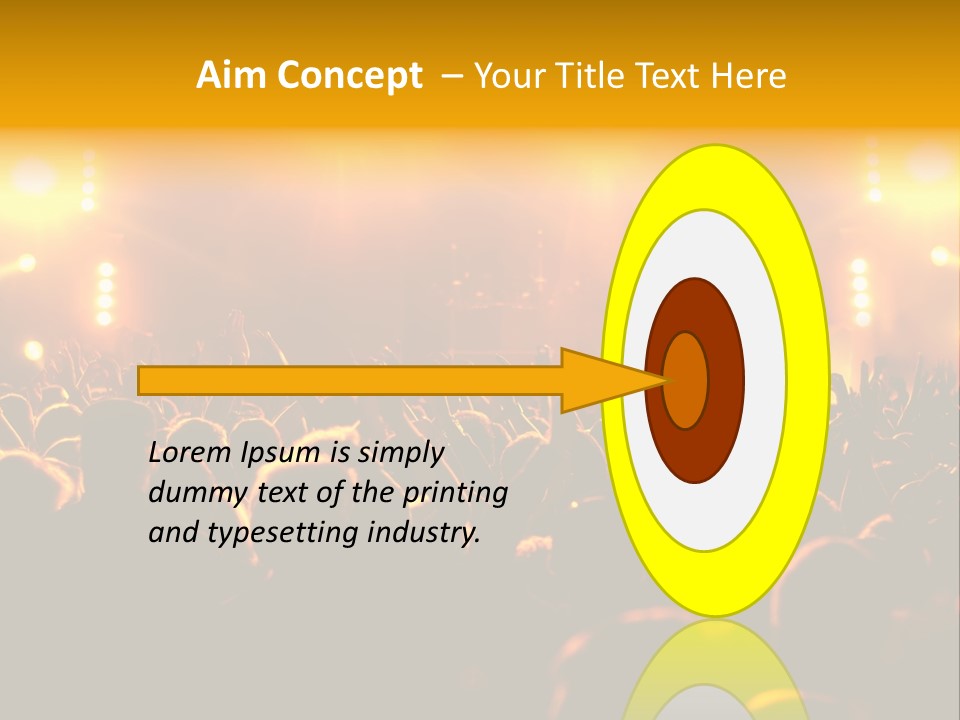 Leuchtend Performance Nacht PowerPoint Template