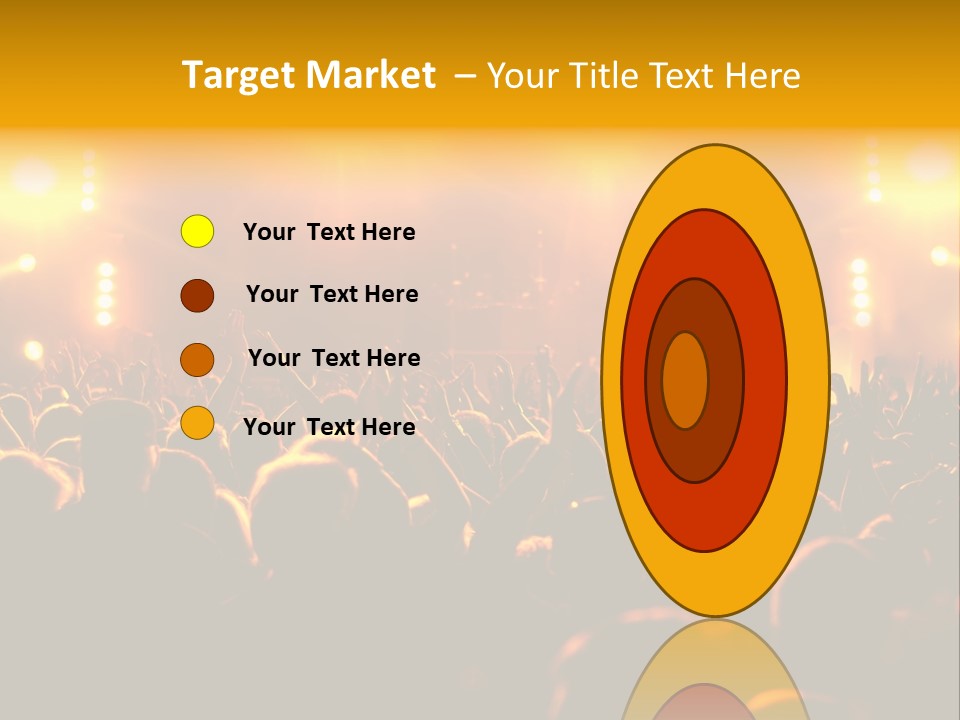 Leuchtend Performance Nacht PowerPoint Template