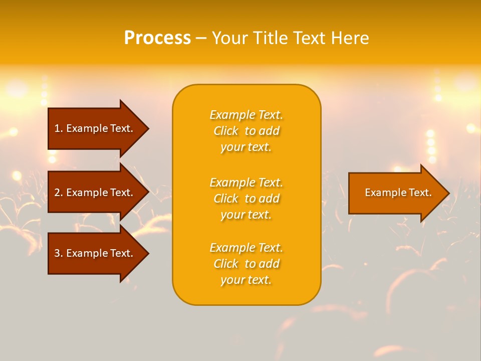 Leuchtend Performance Nacht PowerPoint Template
