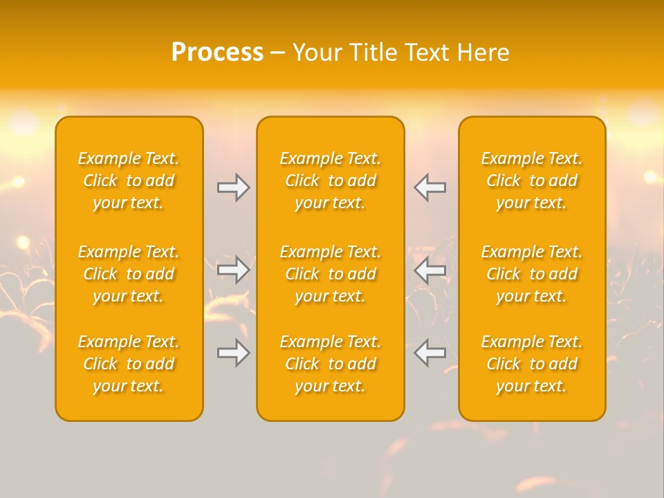 Leuchtend Performance Nacht PowerPoint Template