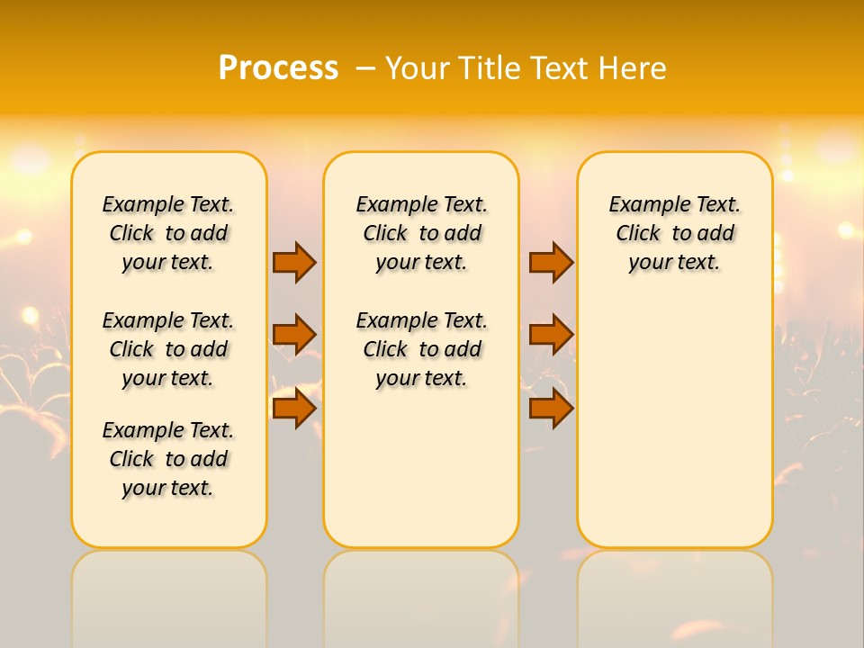Leuchtend Performance Nacht PowerPoint Template