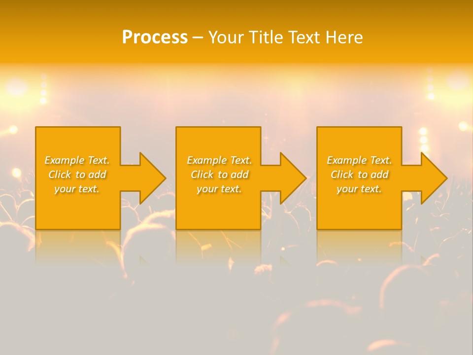 Leuchtend Performance Nacht PowerPoint Template