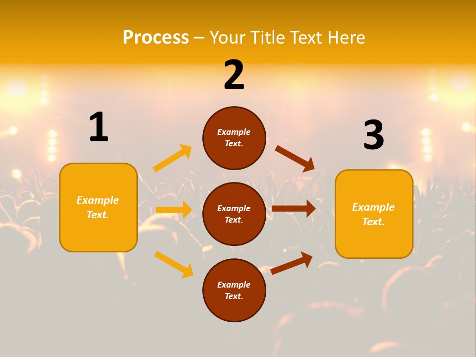 Leuchtend Performance Nacht PowerPoint Template