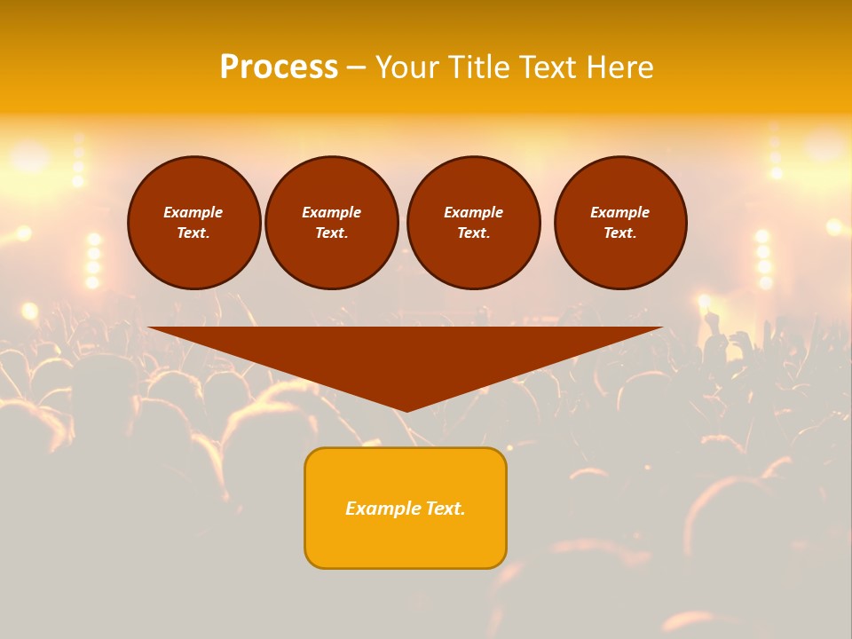 Leuchtend Performance Nacht PowerPoint Template