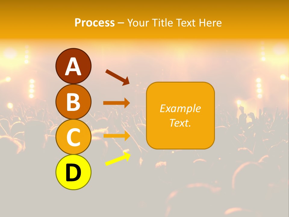 Leuchtend Performance Nacht PowerPoint Template