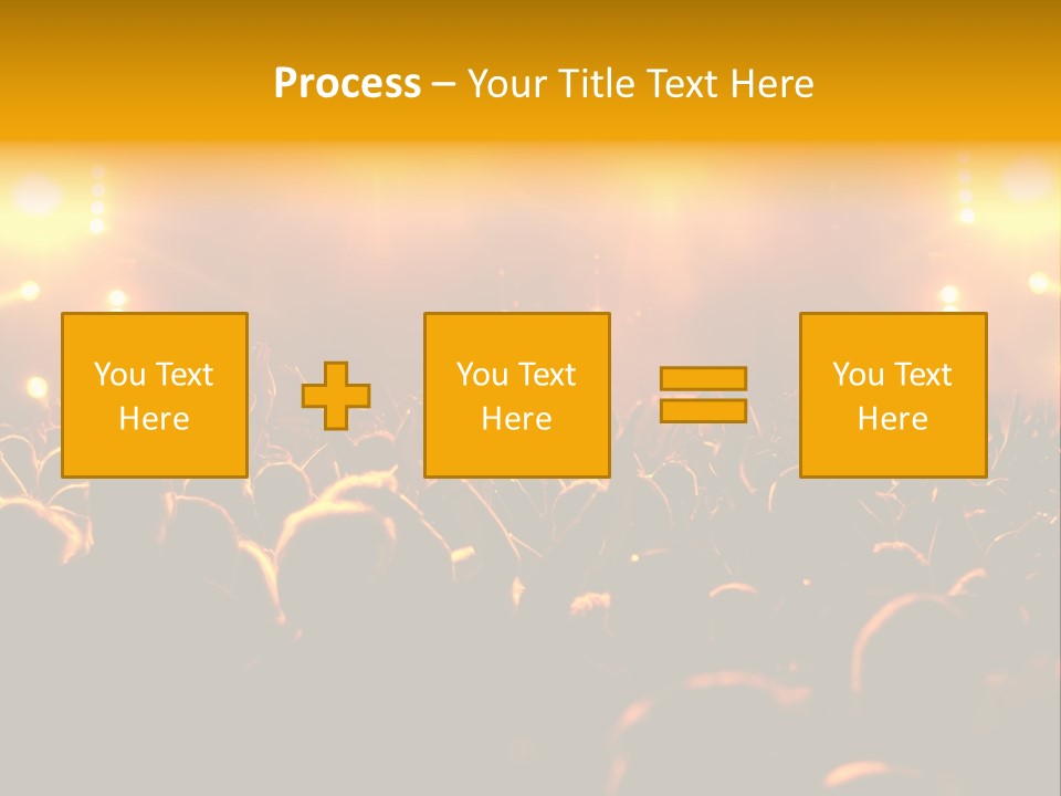 Leuchtend Performance Nacht PowerPoint Template