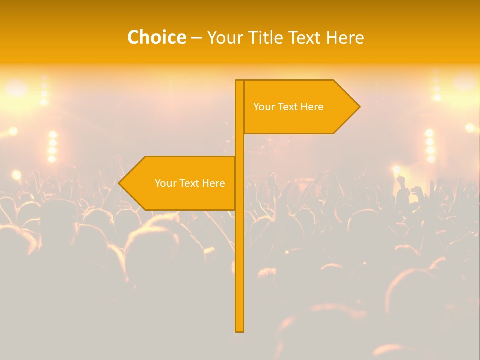 Leuchtend Performance Nacht PowerPoint Template
