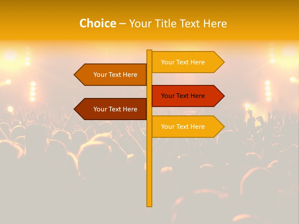 Leuchtend Performance Nacht PowerPoint Template