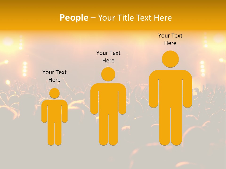 Leuchtend Performance Nacht PowerPoint Template