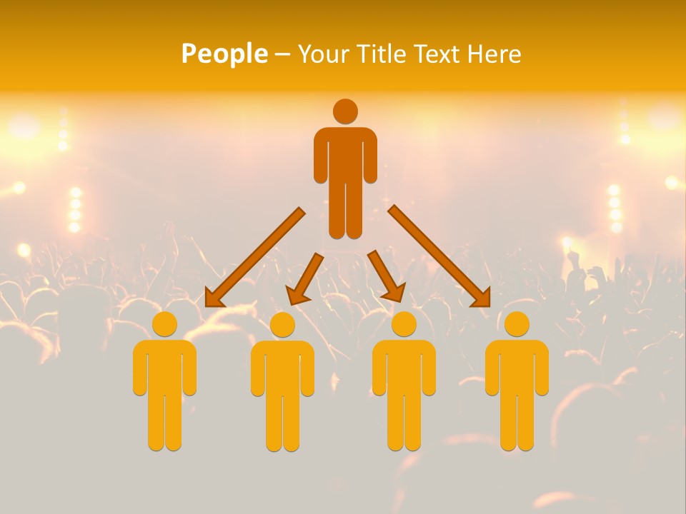 Leuchtend Performance Nacht PowerPoint Template