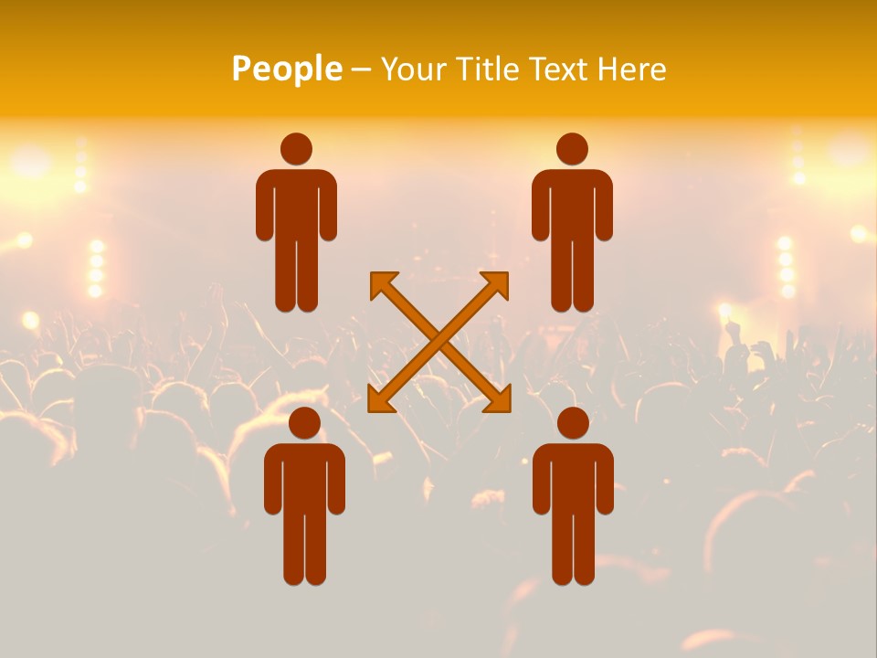 Leuchtend Performance Nacht PowerPoint Template