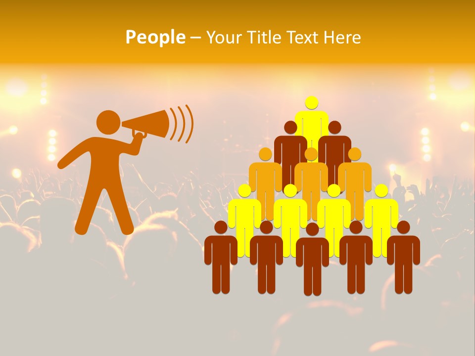 Leuchtend Performance Nacht PowerPoint Template