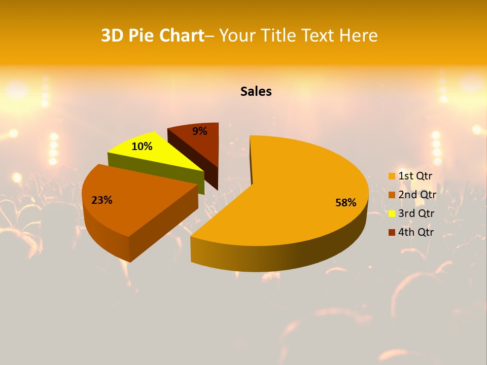 Leuchtend Performance Nacht PowerPoint Template