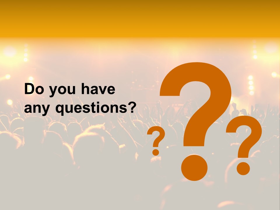 Leuchtend Performance Nacht PowerPoint Template