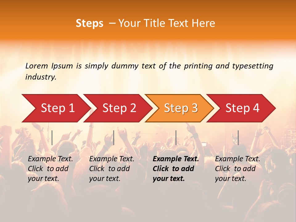 Party Stage Vocal PowerPoint Template